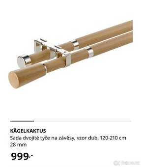 Tyče na závěsy a záclony / garnýže