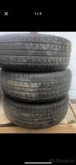 3 x obutá letní kola VW Tiguan