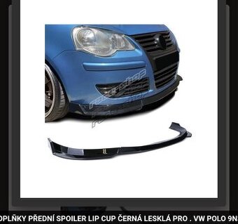 Lipo spoiler vw polo 9n 3 dilny Nový