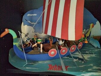 Playmobil asterix loď pirátu