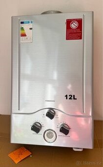 Kempingový průtokový ohřívač vody, 12l/min