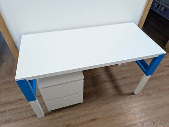 dětský psací stůl IKEA PAHL - šuplíky MALM