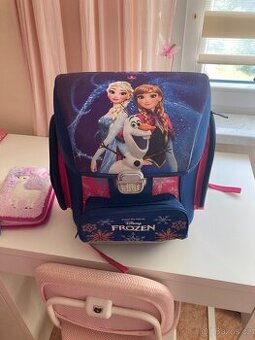 Školní batoh 🎒 FROZEN + pouzdro psací potřeby