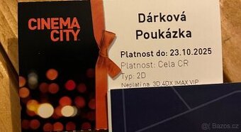 Cinema city 4x vstup