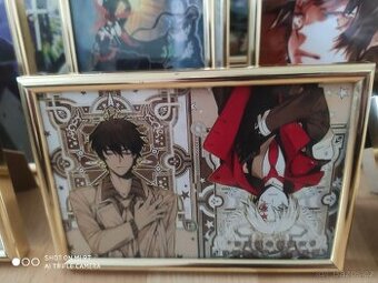 Sbírka Anime 42 ks obrázků v rámečku