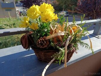 Dušičkové aranžmá