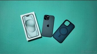 iPhone 15 128 GB, bez škrábanců, 89 % baterie, záruka