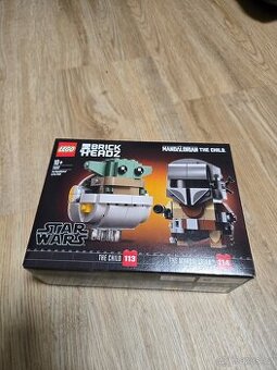 LEGO BrickHeadz 75317 Mandalorian a dítě