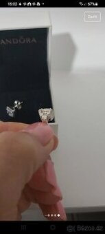 Stříbrné náušnice Pandora