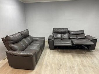 2x kožené sofa