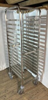 NOVÝ nerez vozík - tácy nebo plechy 600x400 mm - odpočet DPH