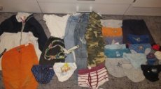 Balíček sada oblečení na kluka 27 kusů velikost 110-116