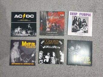 LP desky s živáky, koncerty