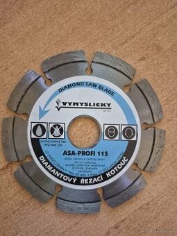 Diamantové řezné kotouče 115mm