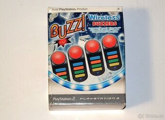 BUZZ Wirelles Buzzers pre Playtation + Buzz Quiz TV