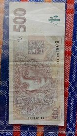 Bankovky 500Kč