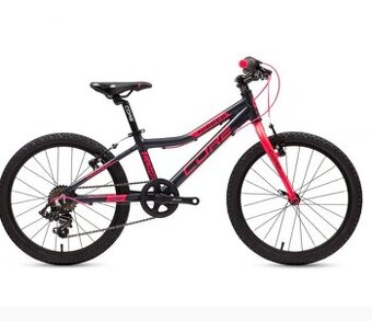 Dětské kolo Core Nipper 20", černý mat s růžovou , 8.2kg