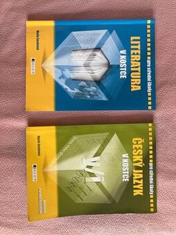 Prodám učebnice Český jazyk v kostce a Literatura v kostce