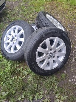 Alu kola 5x112 originál VW 195/65 R15