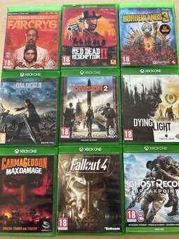 Prodám hry na XBOX ONE