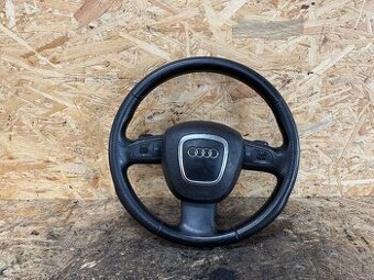 KOMPLETNÍ KOŽENÝ VOLANT S PÁDLY AUDI Q7 4L