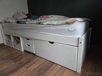 Masivní borovice jednolůžko 90x200