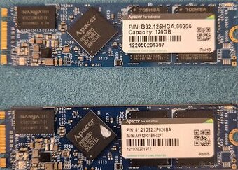 INTERNÍ DISK SSD APACER M.2 SATA III 120GB