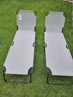 2X NOVÉ ZAHRADNÍ /KEMPINGOVÉ LEHÁTKO PC 1100,-