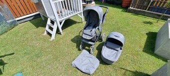 Kočárek Roan Bloom grey dots