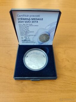 Pamětní stříbrná medaile – ZOH Soči 2014