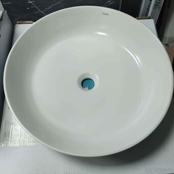 Designové umyvadlo kulaté na desku- nové