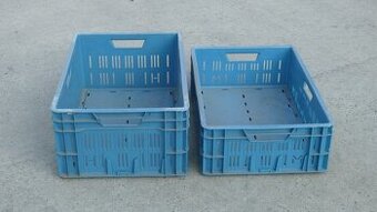 Plastové přepravky modré H a M