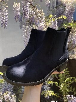 Černé podzimní kotníkové boty, Graceland - vel. 37