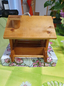 Dřevěné krmítko pro ptáčky (2 kusy i jednotlivě)