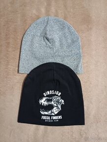 Chlapecké čepice 2ks