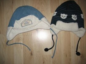 Zimní čepice vel. 50 - 2 ks
