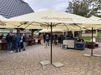 Slunečník Budvar velký top stav