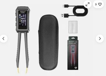 Elektronická měřicí pinzeta ZOYI ZT-MD1 ST1. Nová.