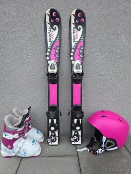 Dětské lyže SPORTEN, 80 cm + lyžáky + přilba