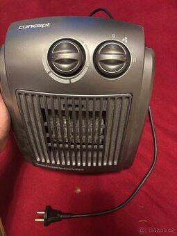 Elektrický teplovzdušný ventilátor Concept
