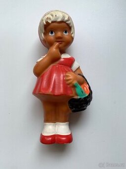 Gumová pískaci hračka - Červená Karkulka - Libuše Niklová