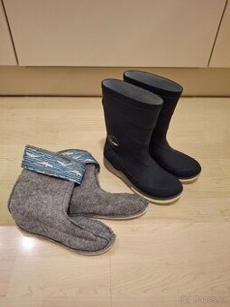 Holínky svítící 30-31 s teplou vložkou