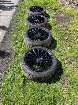 Prodám alu Carmani 5x120 r18 letní pneu 225/45/18