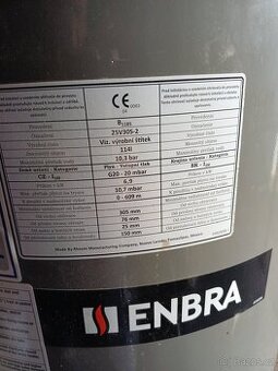 Enbra plynový bojler 114l