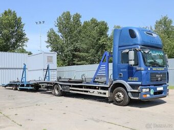 MAN TGM 12.280, PRO TŘI VOZIDLA, 12 TUN, SPACÍ NÁSTAVBA+ PŘÍ