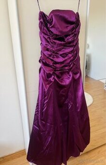 Juju & Christine Plesové Fialové Dámské Šaty