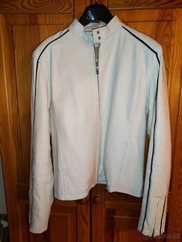 KARA bila kožená bunda