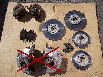 Brzdy, kotouče NOVÉ... Fabia II 1.6TDI 77kw