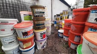 Silikonové omítky různých barev