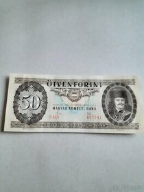 Prodam bankovku 50 Forintů 1983 UNC